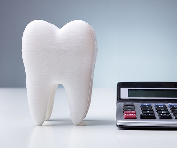 Model tooth and calculator